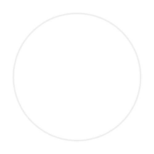 circle shape with a light grey outline filled in white